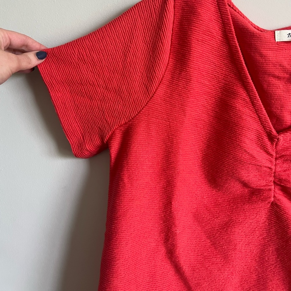Madewell ~ Ruched-Front Top - Picture 8 of 9